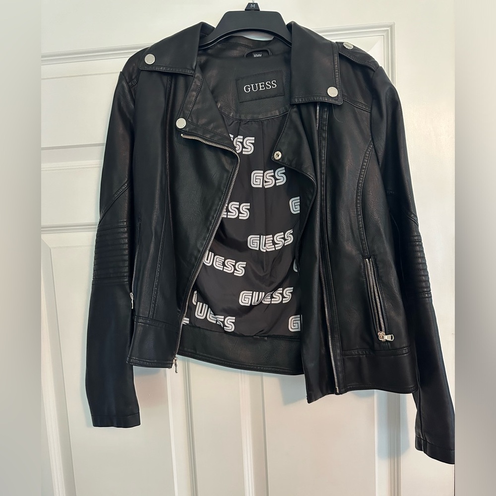 Women’s Guess Faux leather Moto Jacket